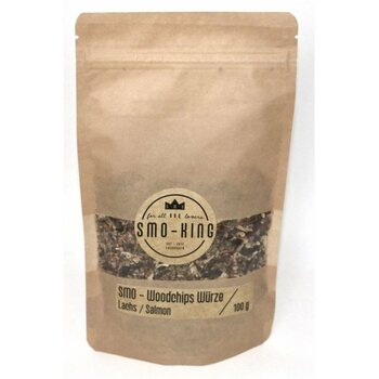 Smo-King Spiced woodchips 100g, Zalm