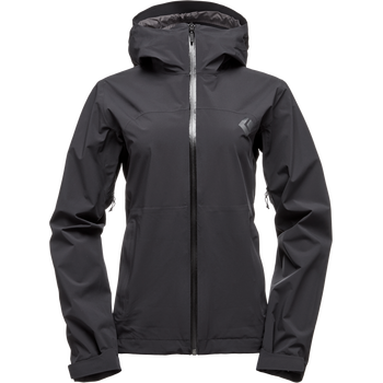 Black Diamond StormLine Stretch Rain Shell Womens, Black, XS