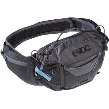 Evoc Hip Pack Pro 3L + 1.5L Bladder, Black - Carbon Grey
