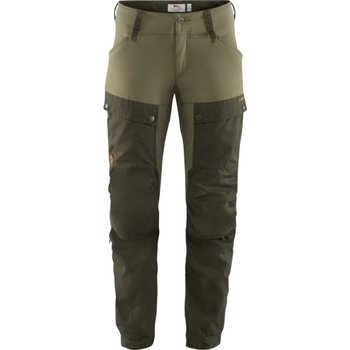 Fjällräven Keb Trousers Womens SHORT (22), Deep Forest/Laurel Green (662-625), 34