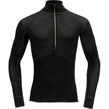 Devold Wool Mesh Man Half Zip Neck, Caviar (black), S