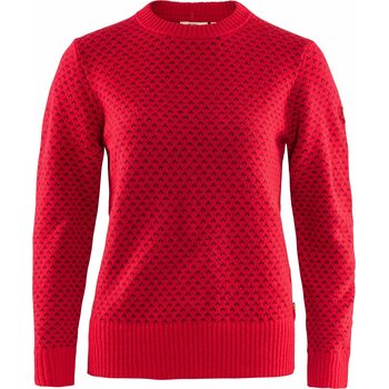 Fjällräven Övik Nordic Sweater Womens, True Red (334), L