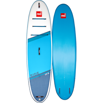 Red Paddle Co Ride 10'6" x 32" package, Blue/White | with Carbon 50 Nylon Paddle (2021)