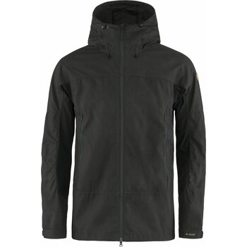 Fjällräven Abisko Lite Trekking Jacket Mens, Dark Grey/ Black (030-550), XS