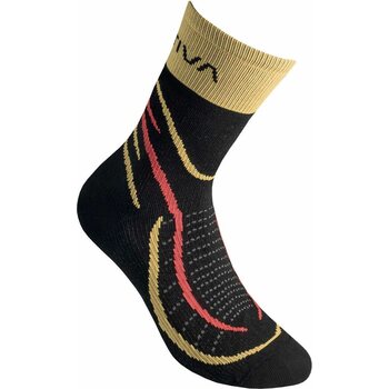 La Sportiva Sky Socks, Black / Yellow, M