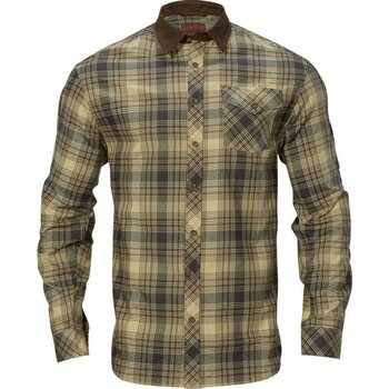 Härkila Driven Hunt Flannel Shirt, Light Teak Check, 3XL