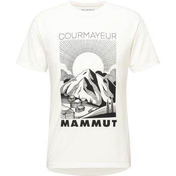 Mammut Mountain T-Shirt Mens, White (PRT3), M