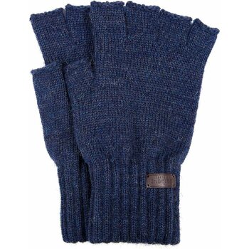 Barbour Fingerless Gloves, Navy, S