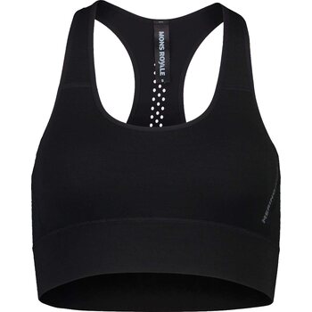 Mons Royale Stratos Merino Shift Sports Bra Womens, Black (2024), XL