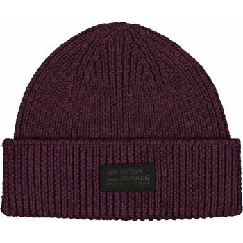 Mons Royale Fishermans Beanie, Wine Marl, One Size