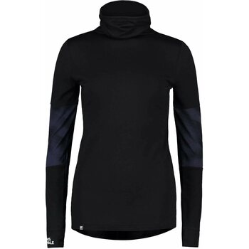 Mons Royale Cornice Rollover LS Womens, Black/Motion 9, XS