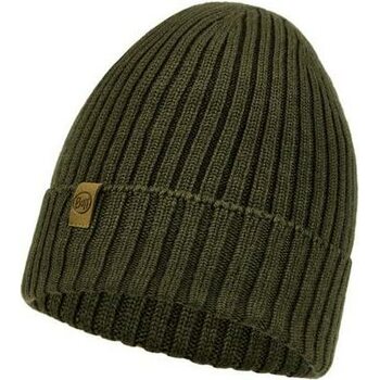 Buff Merino Knitted Hat Norval, Forest