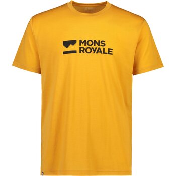 Mons Royale Icon T-Shirt Mens, Gold, S