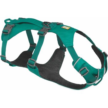 Ruffwear Flagline Dog Harness with Handle, Meltwater Teal, S
