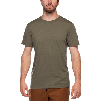 Black Diamond Flux Merino Shirt Mens, Tundra, S