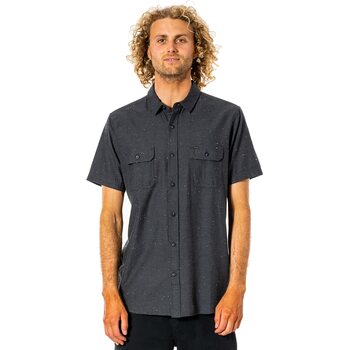 Rip Curl Ourtime Short Sleeve Shirt, Black, S