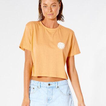 Rip Curl Wettie Icon II Tee, Coral, S