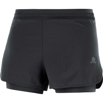 Salomon Cross 2in1 Short Womens, Black, L