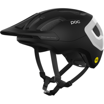 POC Axion Race MIPS, Uranium Black Matt / Hydrogen White, L (59-62 cm)