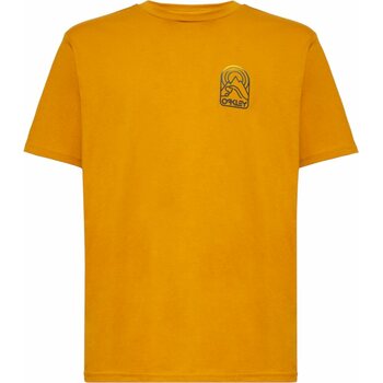 Oakley Mountain Sun B1B Tee Mens, Amber Yellow, L