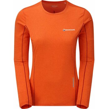 Montane Blade Long Sleeve T-Shirt Womens, Paprika, S (UK 10)