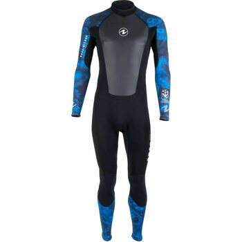 AquaLung HydroFlex 1 mm Wetsuit Mens, Black / Blue Camo, S