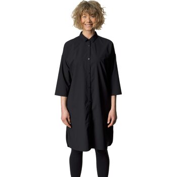 Houdini Route Shirt Dress Womens, True Black, L