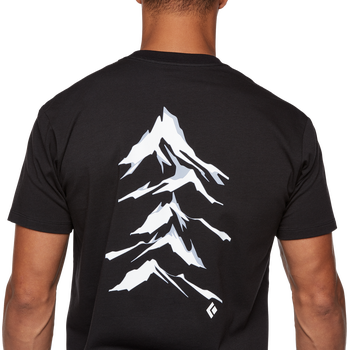 Black Diamond Peaks Tee Mens, Black, S
