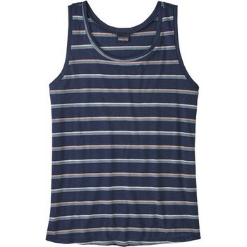 Patagonia Mainstay Tank Womens, Sunset Stripe: New Navy, L