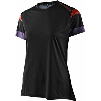 Troy Lee Designs Lilium SS Jersey Womens, Rugby Black, XS