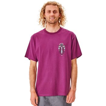 Rip Curl Archive Tribes Tee Mens, Plum, S