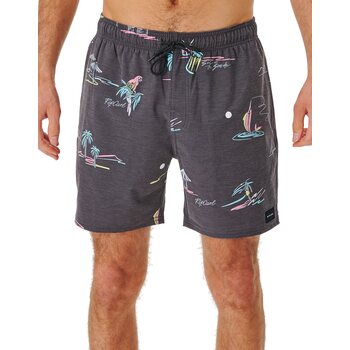Rip Curl Party Pack Volley Mens, Black, M