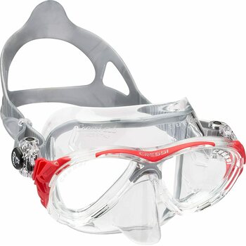 Cressi Eyes Evolution Crystal, Clear / Red