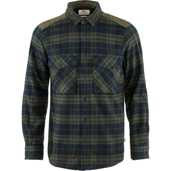 Fjällräven Övik Twill Shirt Mens, Dark Navy/Basalt (555-050), L