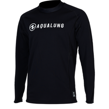 AquaLung CeramiQskin Top LS Mens, Black / Black, S