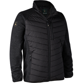 Deerhunter Moor Padded Jacket w Knit, Black, XXL