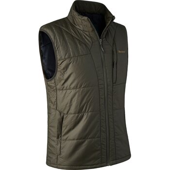 Deerhunter Heat Waistcoat w Powerbank -5000mAh / 3,7v, Deep Green, S