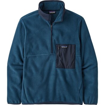 Patagonia Microdini 1/2 Zip Pullover Mens, Tidepool Blue, S