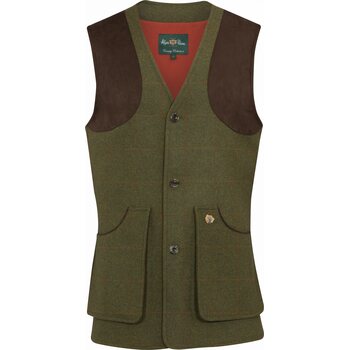 Alan Paine Combrook Mens Waistcoat - Shooting Fit, Maple, 58 (3XL) 48"