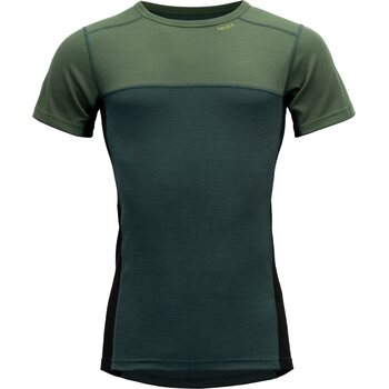 Devold Lauparen Merino 190 T-Shirt Mens, Forest / Woods / Black, L