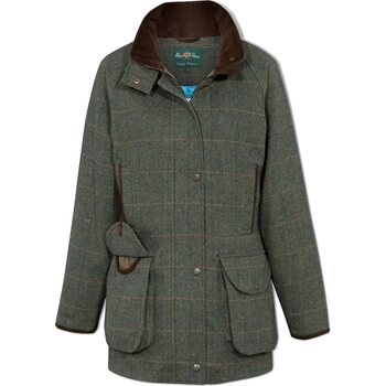 Alan Paine Compbrook Ladies Tweed Coat, Spruce, UK 12
