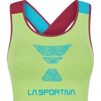 La Sportiva Focus Top Womens, Lime Green/Red Plum, M