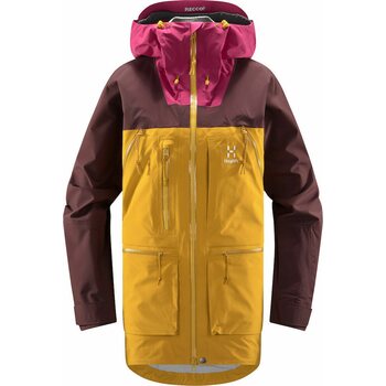 Haglöfs Vassi GTX Pro Jacket Womens, Autumn Leaves / Burgundy Brown, XL