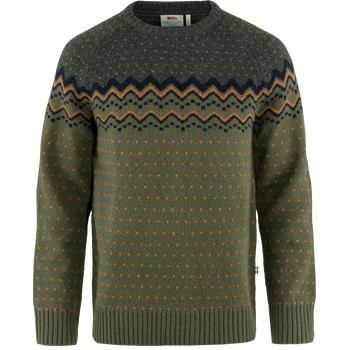 Fjällräven Övik Knit Sweater Mens, Laurel Green/Deep Forest (625-662), S