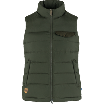 Fjällräven Greenland Down Liner Vest Womens, Deep Forest (662), S