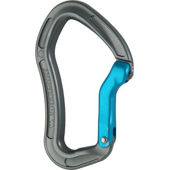 Wild Country Proton Bent Gate, Gunmetal / Teal