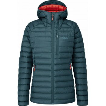 RAB Microlight Alpine Long Jacket Womens, Orion Blue, S (UK 10)
