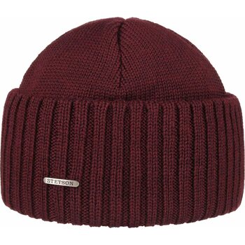 Stetson Beanie Merino Wool, Bordeaux, OSFA