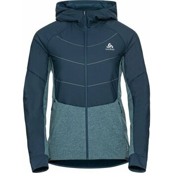 Odlo Run Easy S-Thermic Jacket Womens, Blue Wing Teal, M