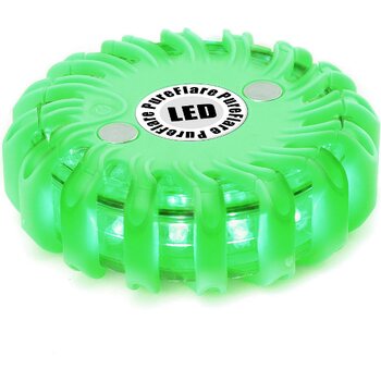 PureFlare Rechargeable LED-disc, Green